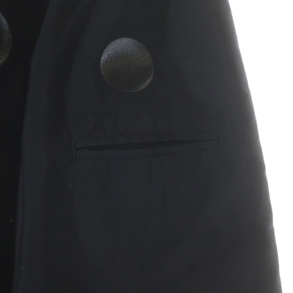 Y's(ワイズ) 100/2 BROAD DOT PIGMENT PRINT STRING WAIST PANTS ブロード ドット ピグメント プリント ドローストリング イージーパンツ レディース ブラック YQ-P10-025