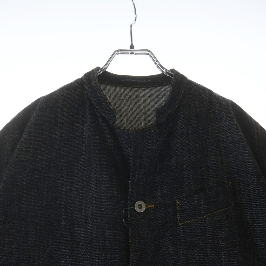 Y's(ワイズ) 8OZ DENIM HALF SLEEVE BOX SHIRT DRESS エイトオンス ハーフスリーブ デニムドレスシャツ レディース インディゴ YQ-D01-028