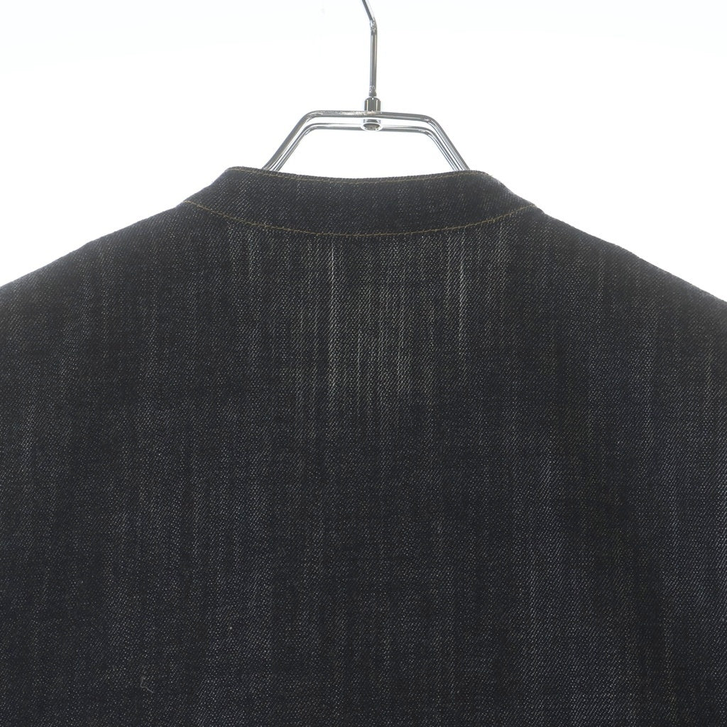 Y's(ワイズ) 8OZ DENIM HALF SLEEVE BOX SHIRT DRESS エイトオンス ハーフスリーブ デニムドレスシャツ レディース インディゴ YQ-D01-028