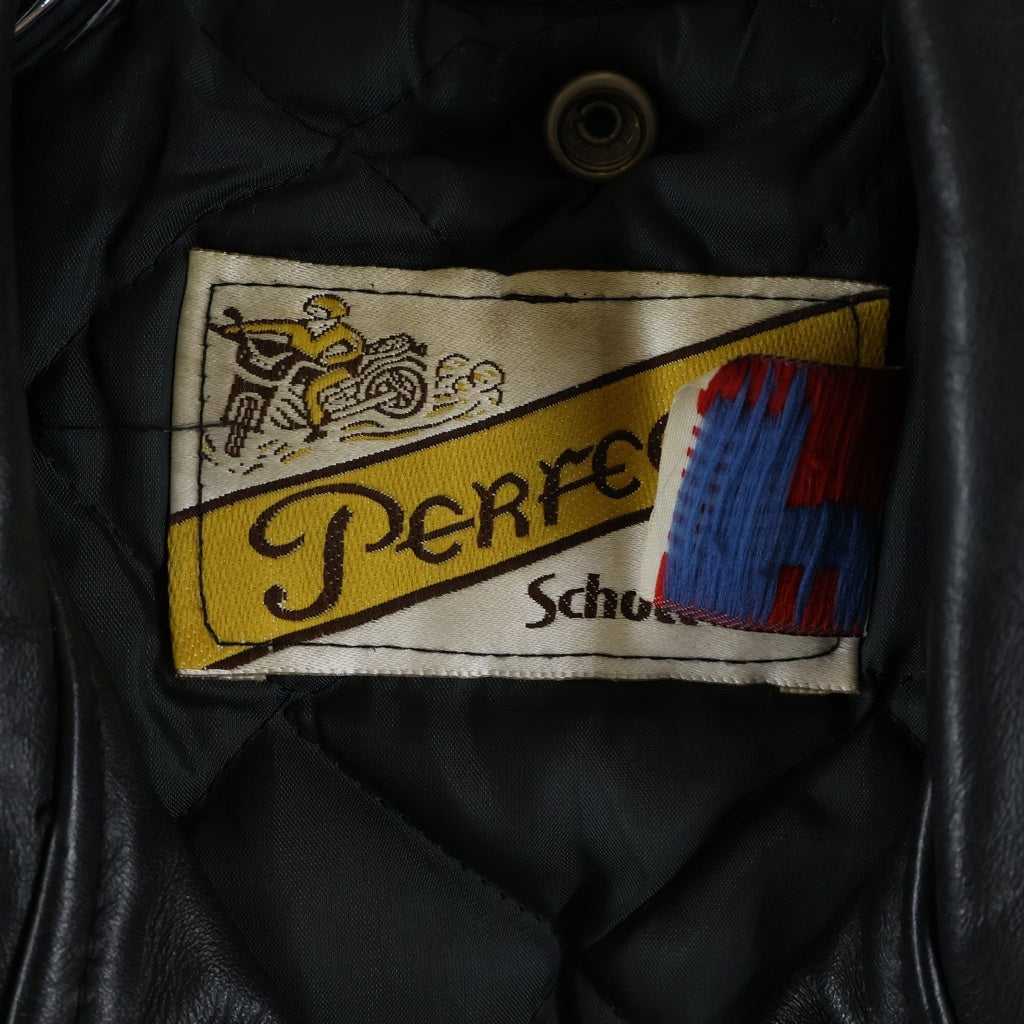 SCHOTT(ショット) 618 RIDERS カウレザー ダブルライダース レザージャケット ブラック