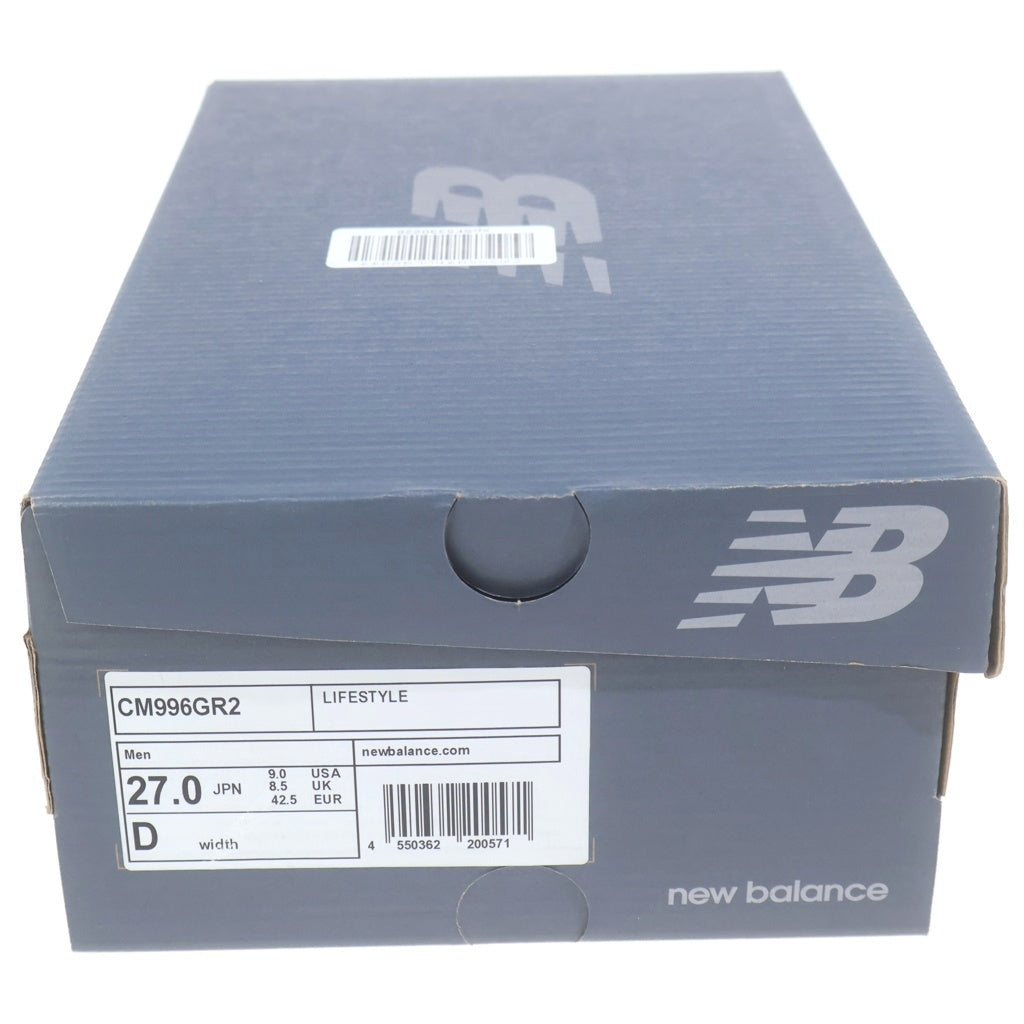 New Balance(ニューバランス) CM996GR2 スウェード ローカットスニーカー グレー US9/27cm