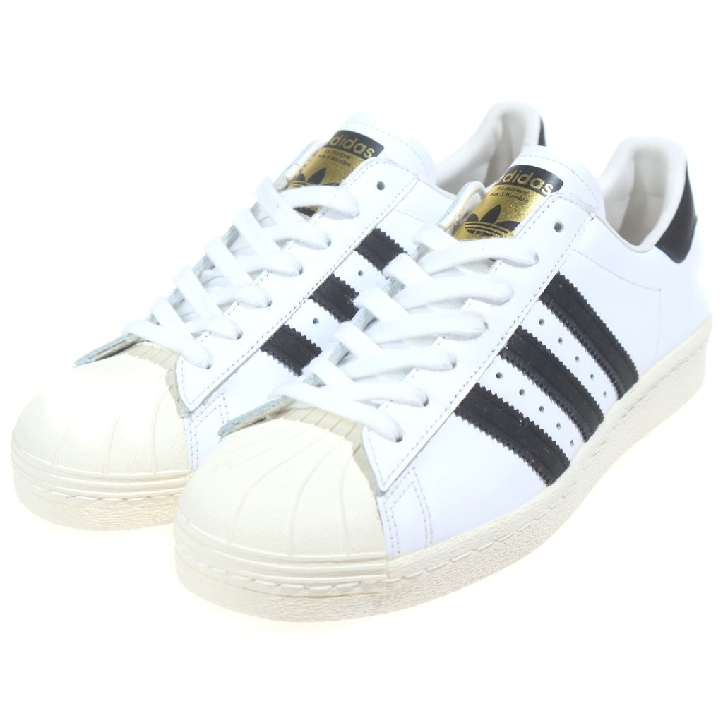 adidas(アディダス) SUPER STAR 80S スーパースター ローカットスニーカー ホワイト/ブラック US9/27cm G61070