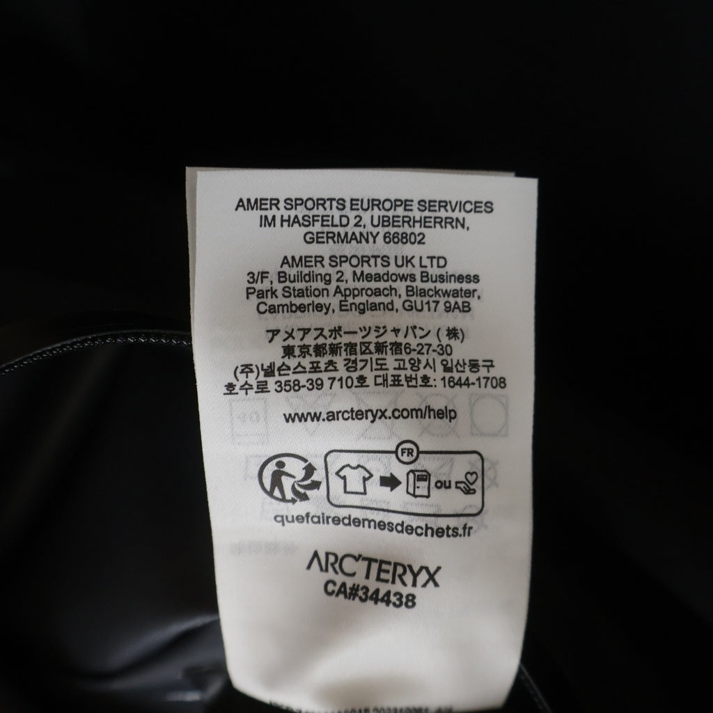 ARC'TERYX(アークテリクス) BETA JACKET ベータジャケット ナイロン フーデッド マウンテンパーカー ブラック X000010513