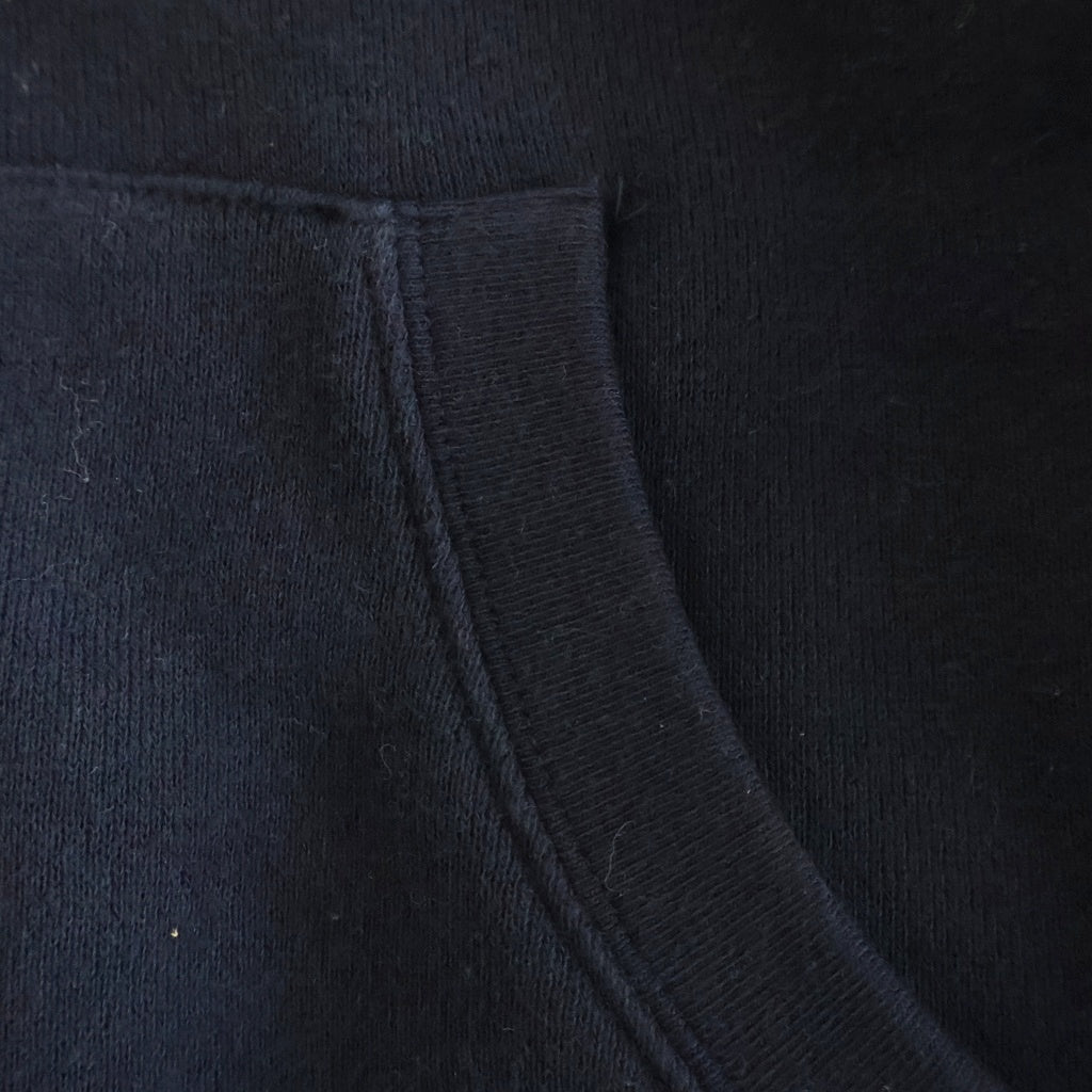 LOEWE(ロエベ) Cashmere Half Zip Knit Pullover カシミヤ混 ハーフジップ プルオーバーニットフーディー パーカーネイビー H526Y25X46