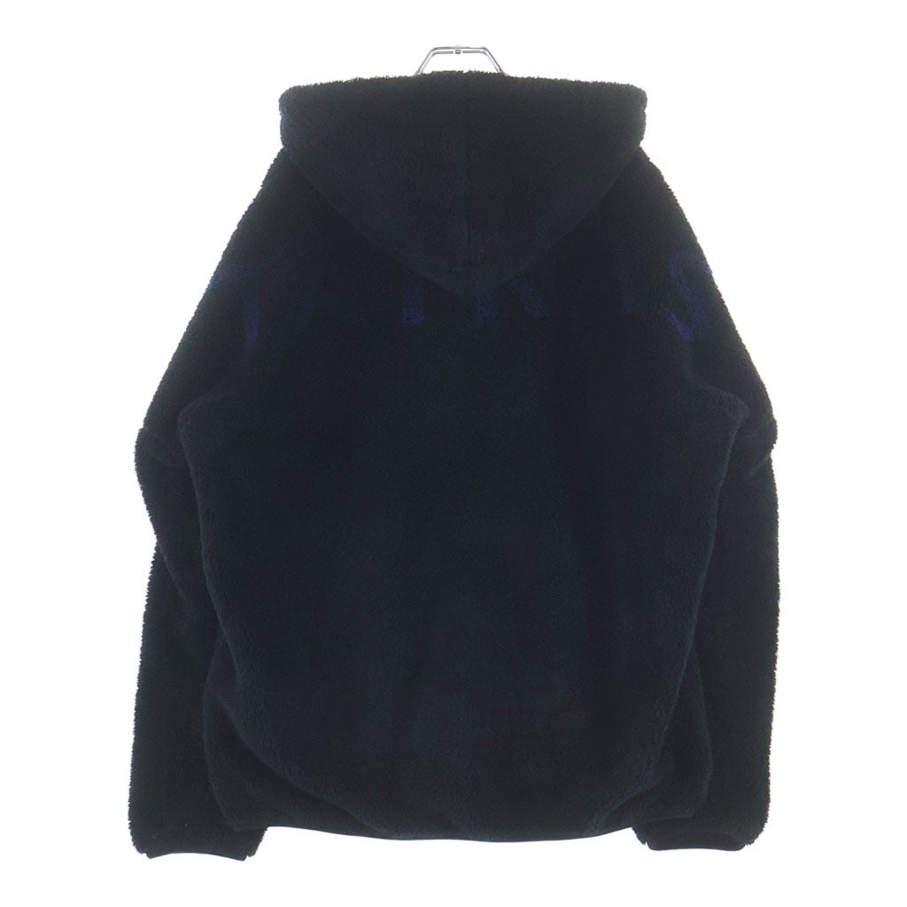 TATRAS(タトラス) 22AW HEDI エディ フリース ジップアップフーデッドボアジャケット ブラック MTAT22A4778