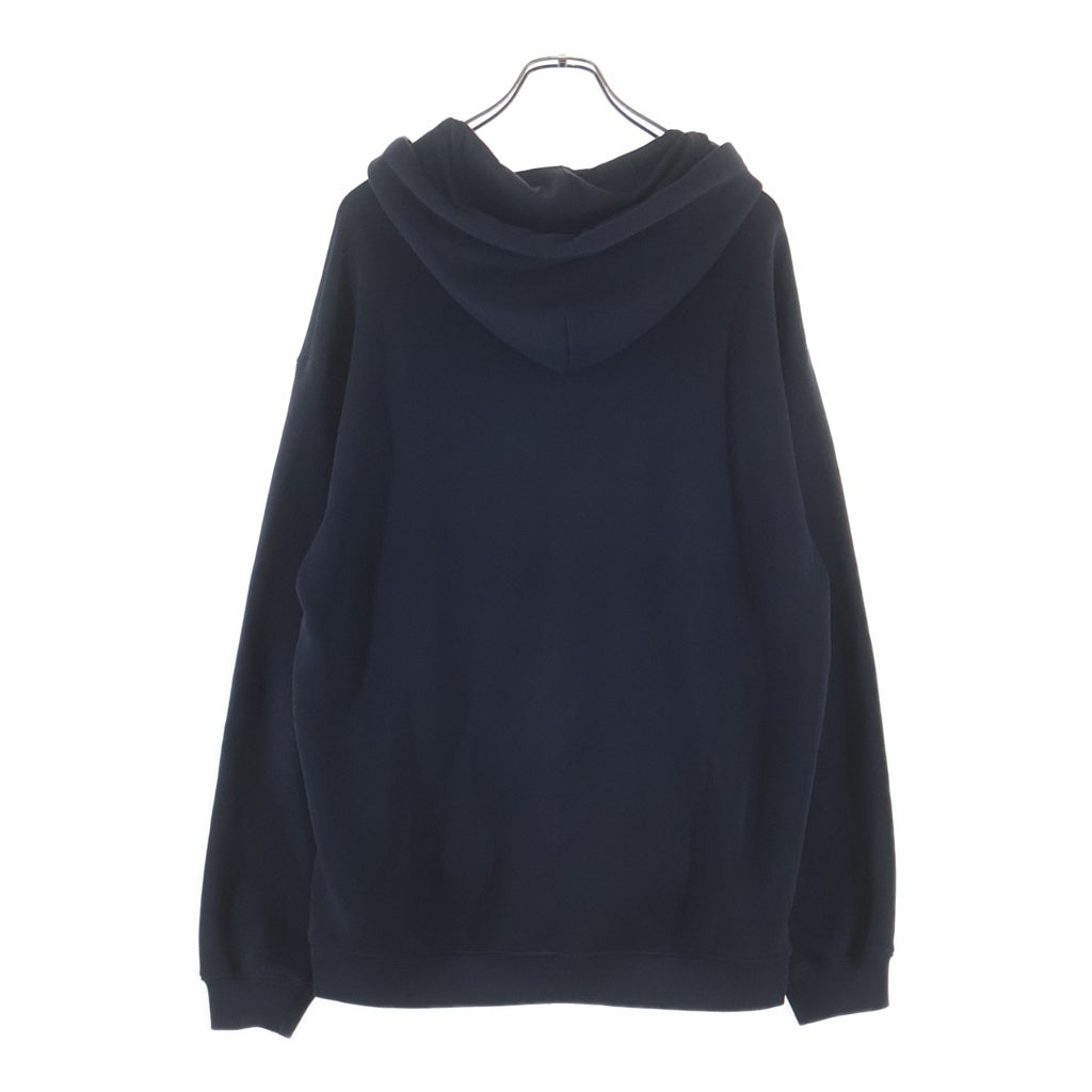 EMPORIO ARMANI(エンポリオアルマーニ) COTTON REGULAR FIT HOODED SWEAT コットン レギュラーフィット プルオーバーフーディー パーカー ネイビー 6R1M7U 1J7DZ