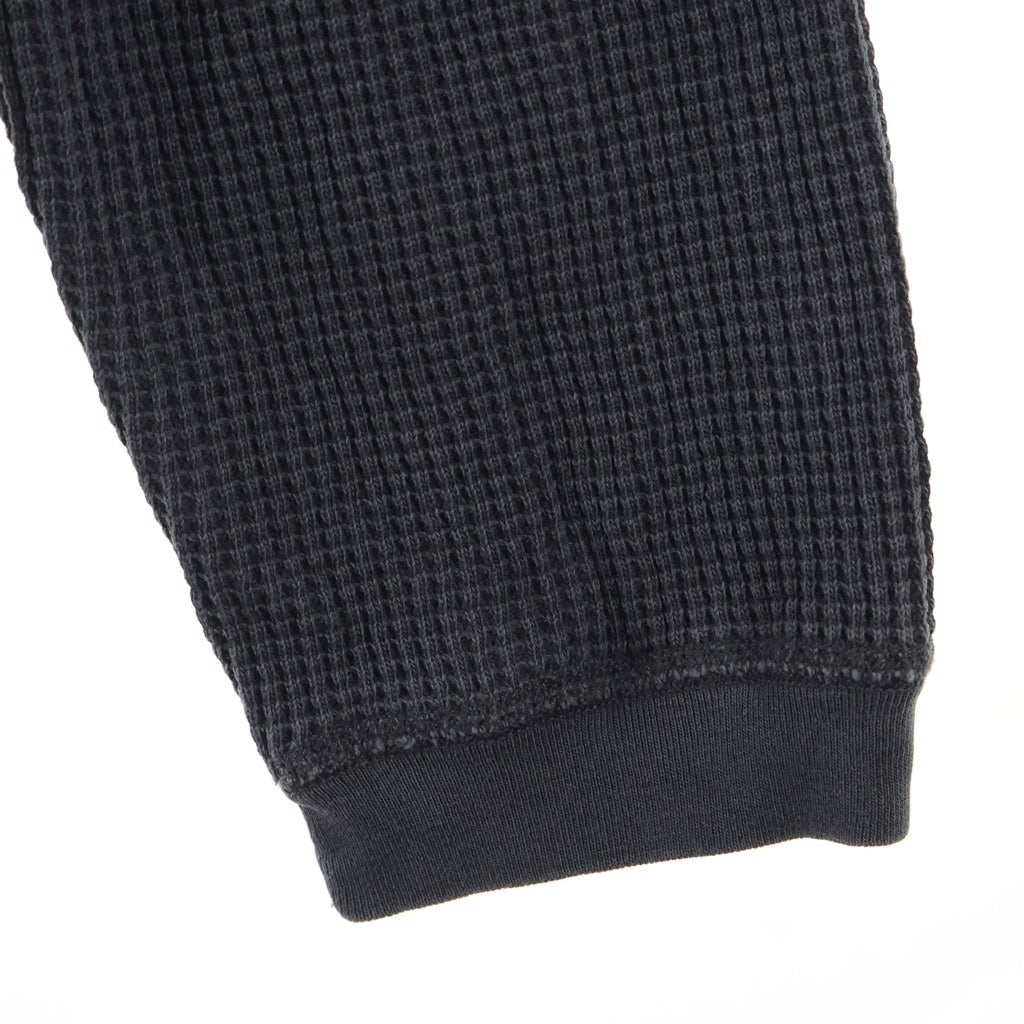 STUSSY(ステューシー) BASIC ST?SSY THERMAL ベーシック ロゴプリント クルーネック長袖サーマル カットソー グレー