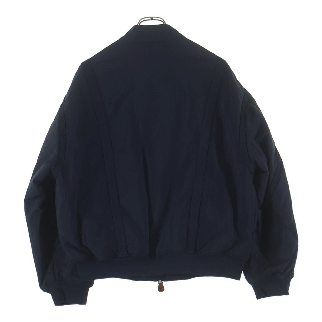 EMPORIO ARMANI(エンポリオアルマーニ) Nylon bomber jacket ナイロン ジップアップ ボンバージャケット ネイビー EM005322 AF13779