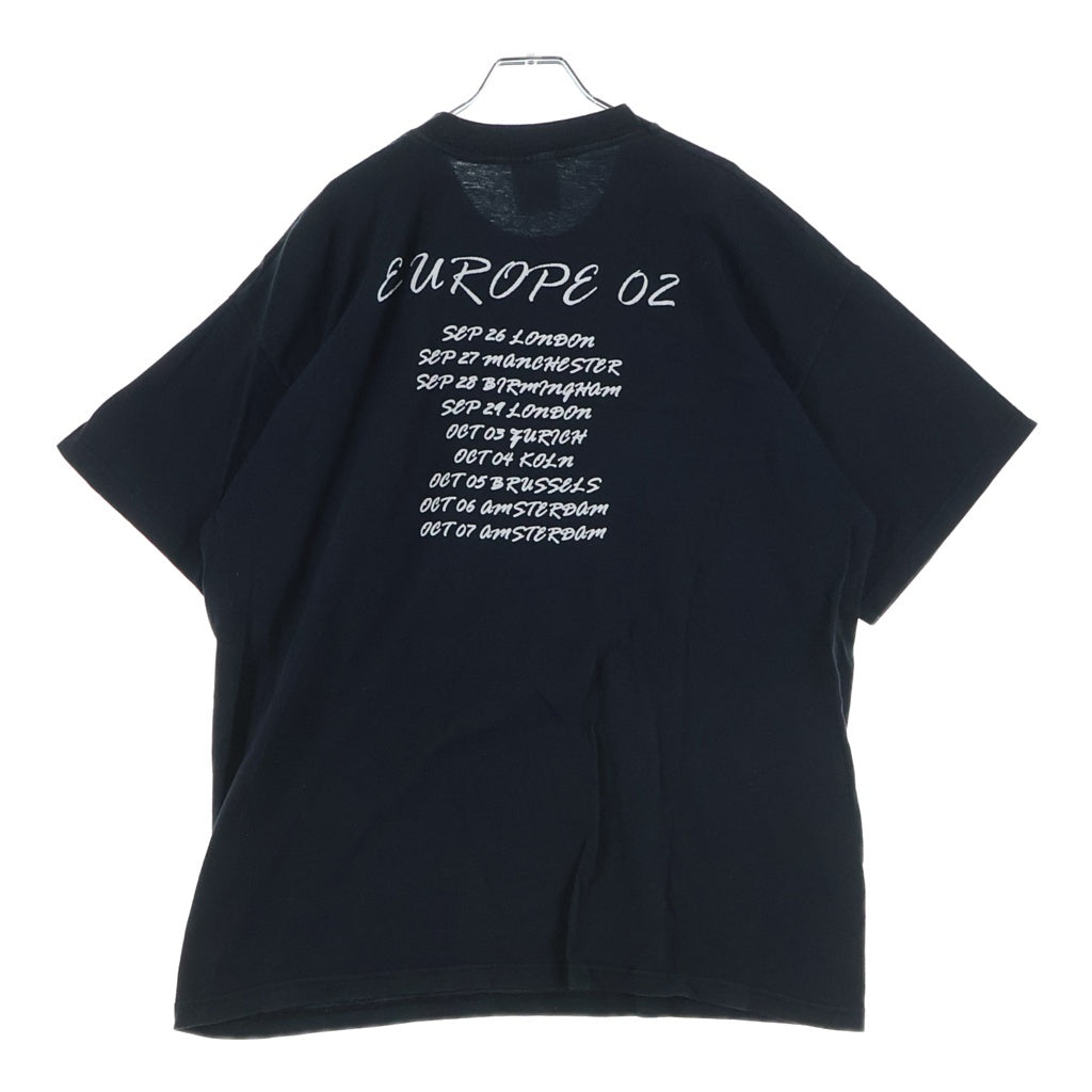 VINTAGE(ヴィンテージ) 00S VINTAGE JA RULE EUROPE TOUR TEE ヴィンテージ ジャルール ユーロツアーTシャツ 半袖クルーネックカットソー ブラック