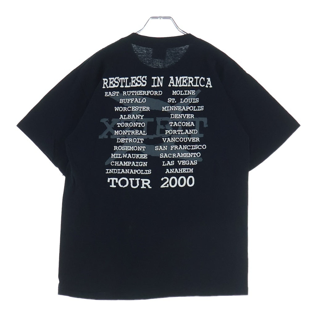 VINTAGE(ヴィンテージ) 00S VINTAGE XZIBIT REST IN AMERICA CONCERT TOUR TEE ヴィンテージ イグジビッド レストインアメリカ ツアーTシャツ 半袖クルーネックカットソー ブラック