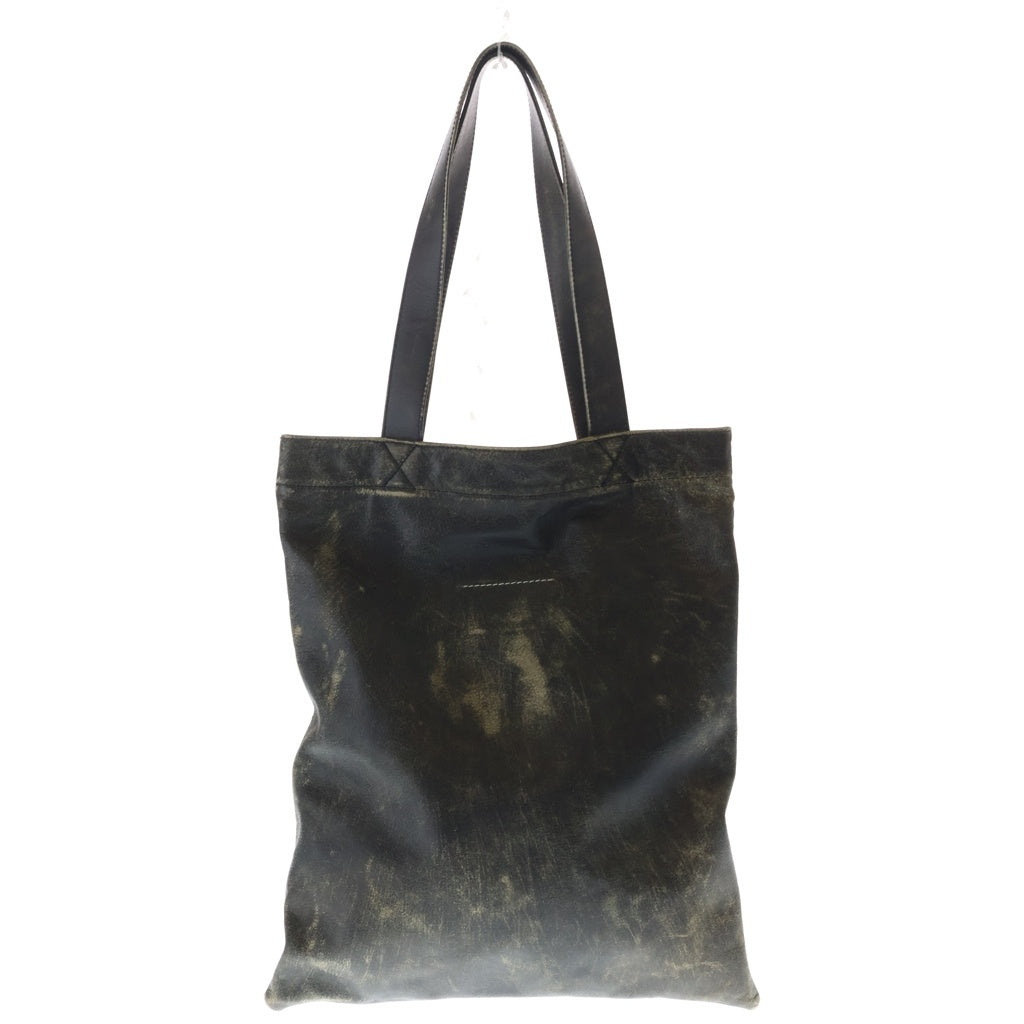 MM6 Maison Margiela(エムエムシックスメゾンマルジェラ) TOTE BAG エイジング加工 バフレザートートバッグ ブラウン SB6WC0013 P4792 H4524