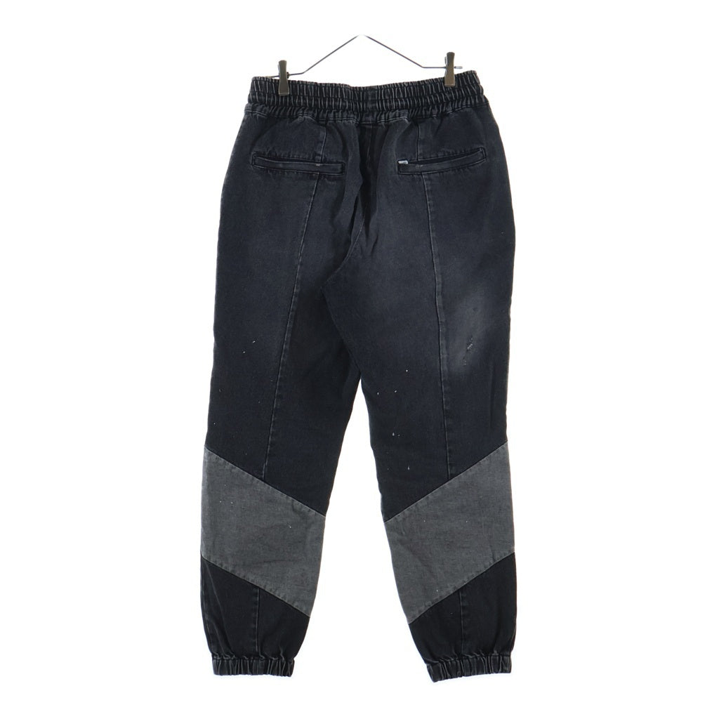 SAPEur(サプール) DENIM TRACK PANTS ヴィンテージ加工 デニム トラックパンツ グレー