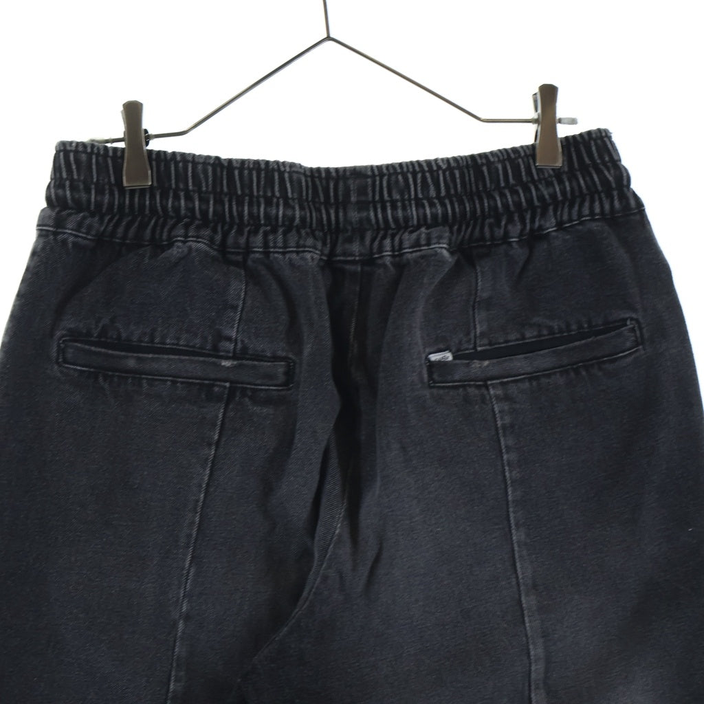 SAPEur(サプール) DENIM TRACK PANTS ヴィンテージ加工 デニム トラックパンツ グレー