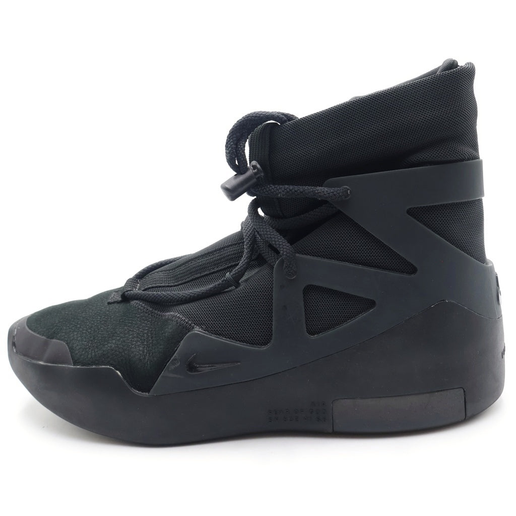 NIKE(ナイキ) ×Fear Of God AIR 1 TRIPLE BLACK フィアーオブゴッド エア トリプルブラック ハイカットスニーカー ブラック US10/28cm AR4237-005
