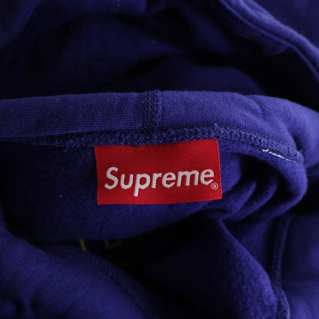 SUPREME(シュプリーム) 20AW Jewels Hooded Sweatshirt ジュエル装飾ロゴ プルオーバースウェットパーカー フーディー パープル