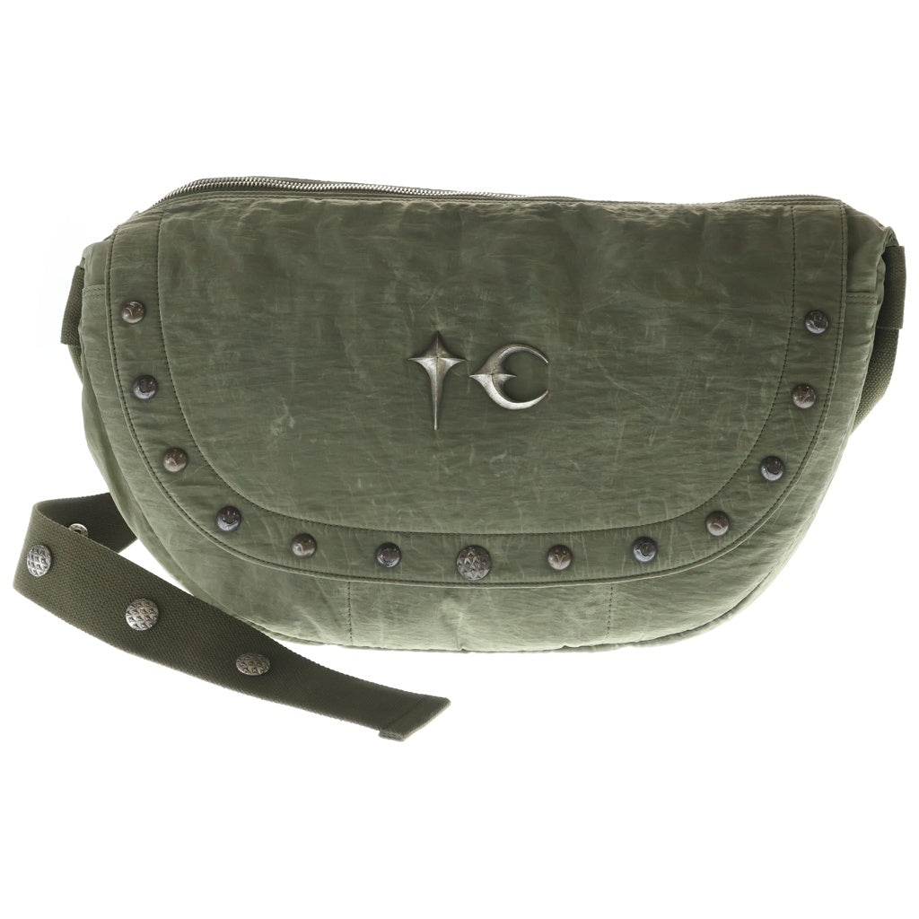 THUG CLUB(サグクラブ) SCARRED BIO ARMY MESSENGER BAG スカード バイオ アーミー メッセンジャーバッグ カーキ TC25AC0201