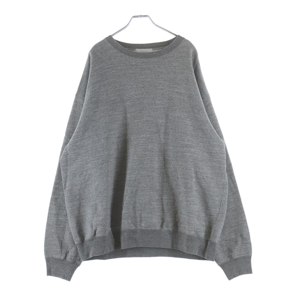 UNUSED(アンユーズド) 22AW CREWNECK SWEATSHIRT 長袖クルーネックスウェットトレーナー グレー US2288