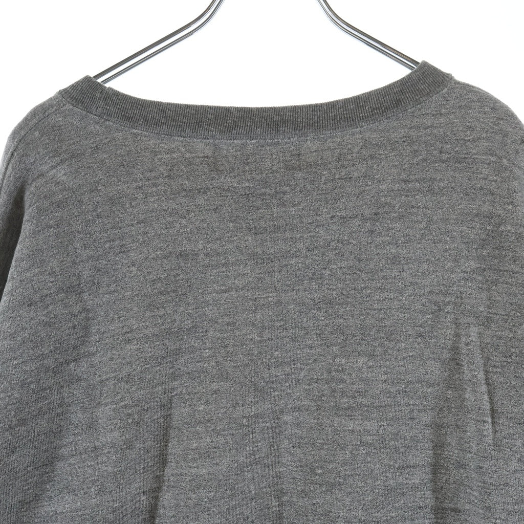 UNUSED(アンユーズド) 22AW CREWNECK SWEATSHIRT 長袖クルーネックスウェットトレーナー グレー US2288