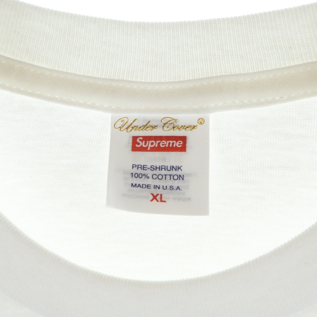 SUPREME(シュプリーム) 23SS ×UNDERCOVER Lupin Tee ルパン フロントプリント 半袖Tシャツカットソー ホワイト