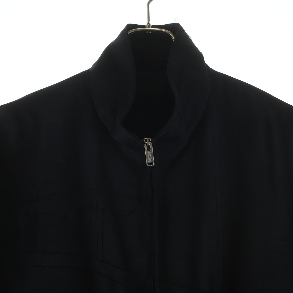 UNDERCOVER(アンダーカバー) 25AW DECONSTRUCTED ZIP BOMBER BLOUSON 再構築 ジップアップジャケット ブルゾン ブラック UC2E4215