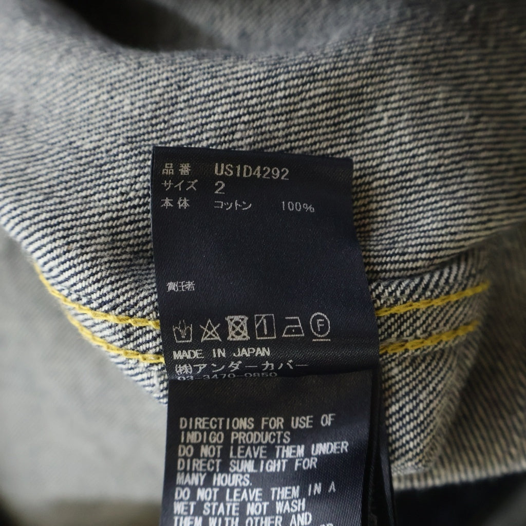 UNDERCOVER(アンダーカバー) 24SS THE SHEPHERED COTTON DENIM JACKET ザシェパード コットンデニムトラッカージャケット インディゴ US1D4292