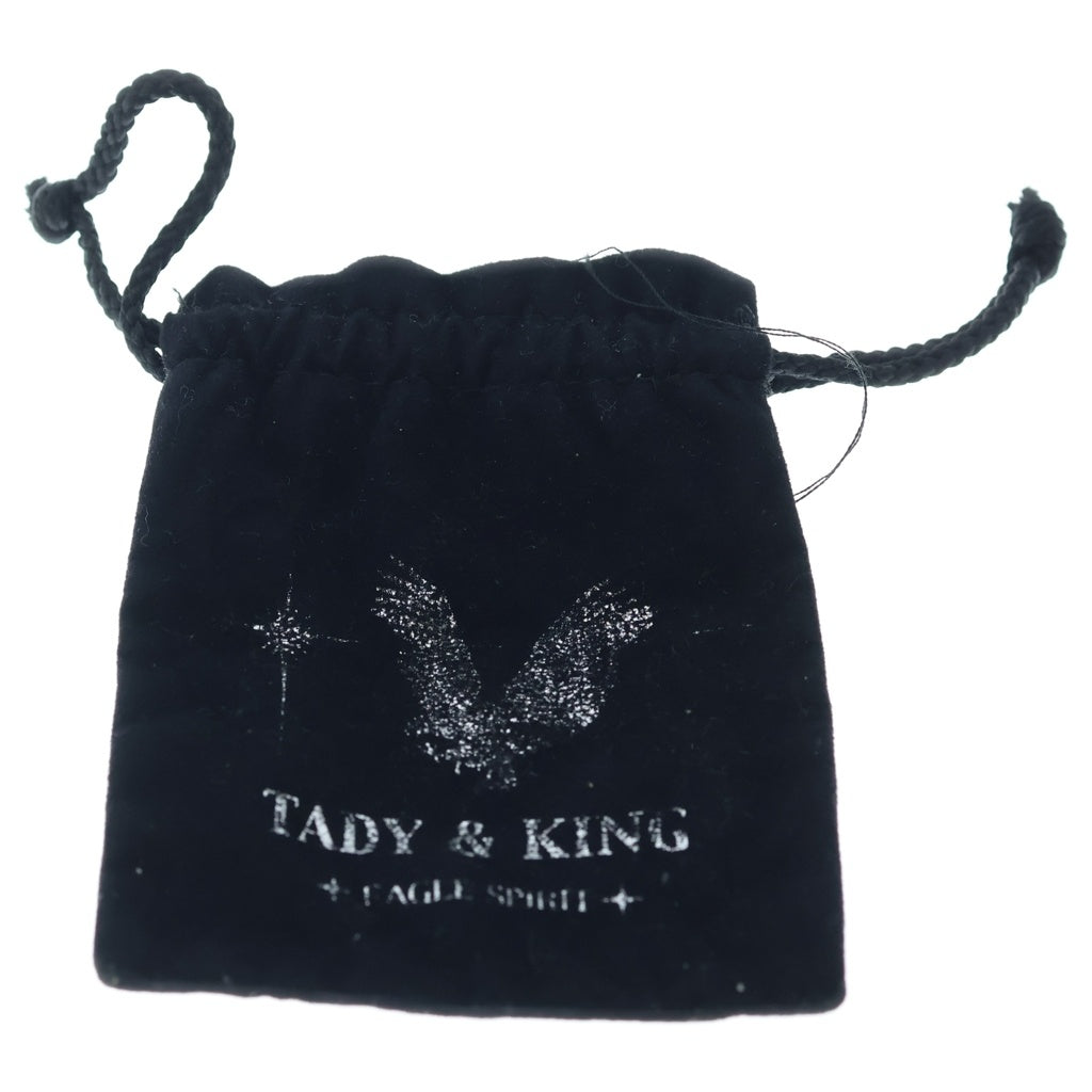 TADY & KING(タディアンドキング) 特大ハートK18フェザー ペンダントトップ シルバー/ゴールド
