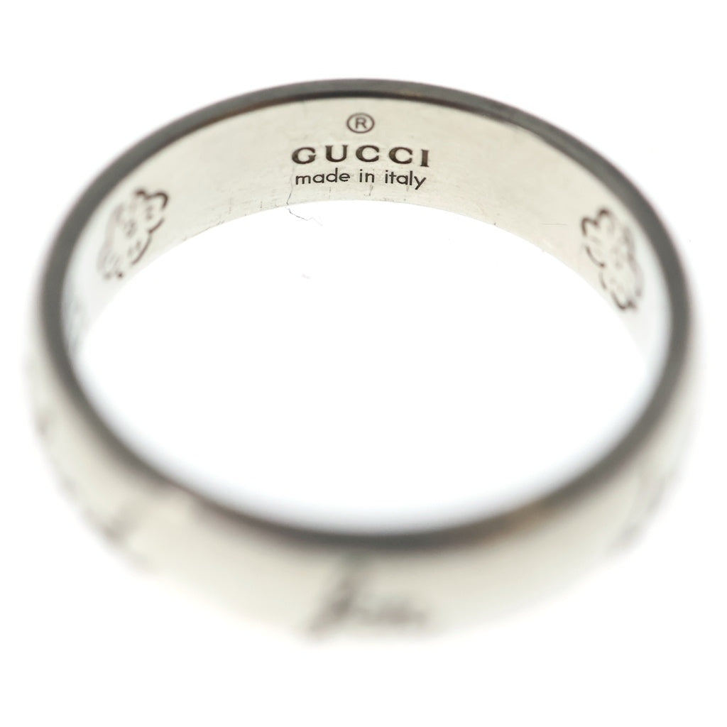 GUCCI(グッチ) BLIND FOR LOVE ブラインドフォーラブリング 指輪 シルバー