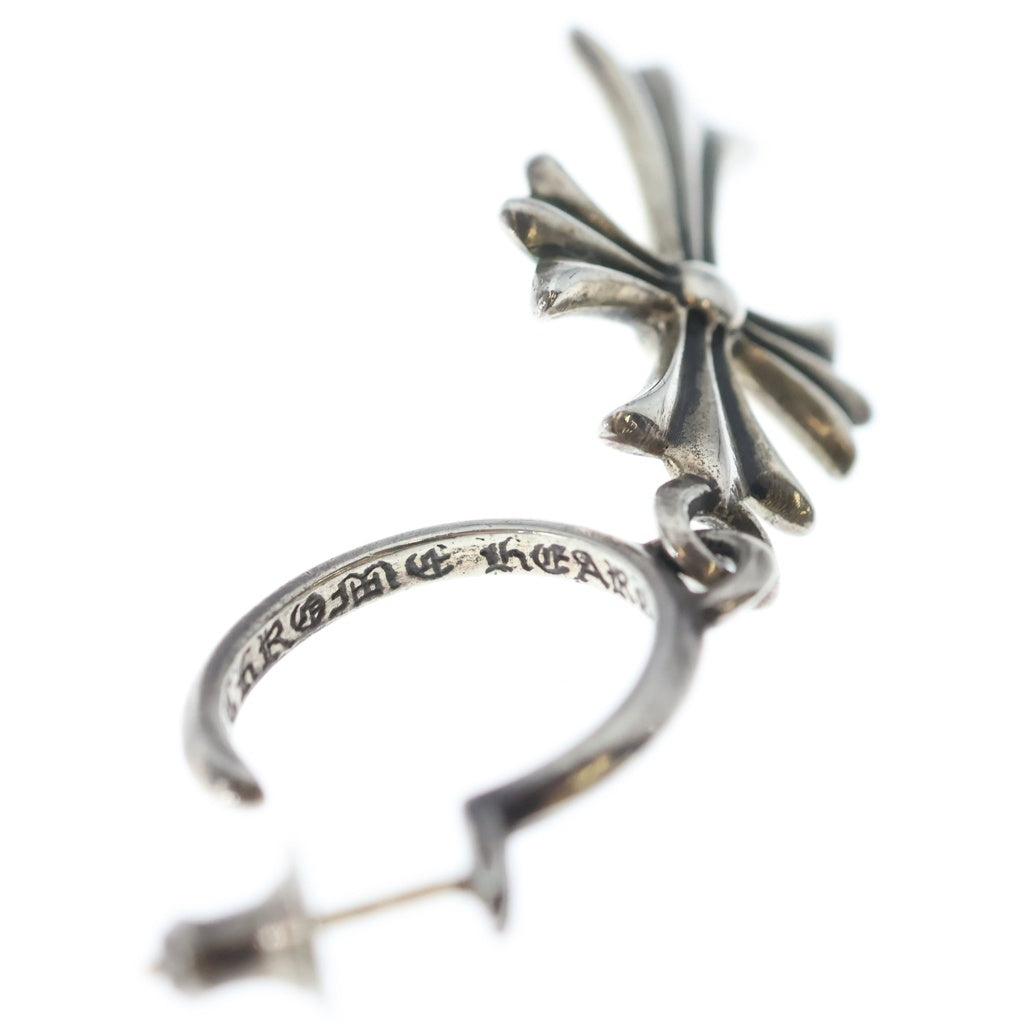 CHROME HEARTS(クロムハーツ) TINY CH CROSS タイニーCHクロス フープピアス シルバー BCA115