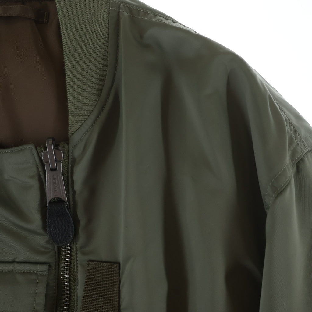 bal(バル) SPIEWAK DOUBEL ZIP BOMBER JACKET ダブルジップ フライトボンバージャケット MA-1 カーキ BAL-SPW-001