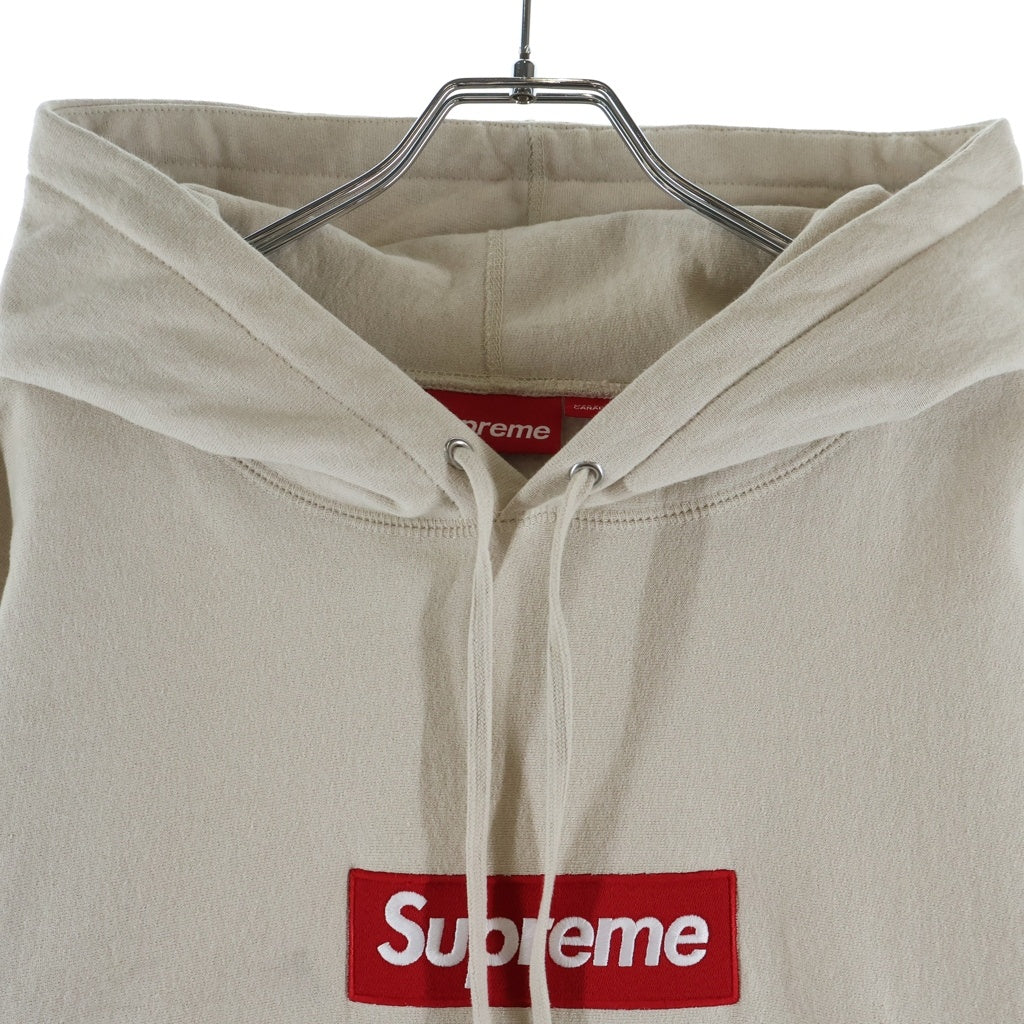 SUPREME(シュプリーム) 24AW Box Logo Hooded Sweatshirt ボックスロゴ スウェット プルオーバーパーカー ベージュ