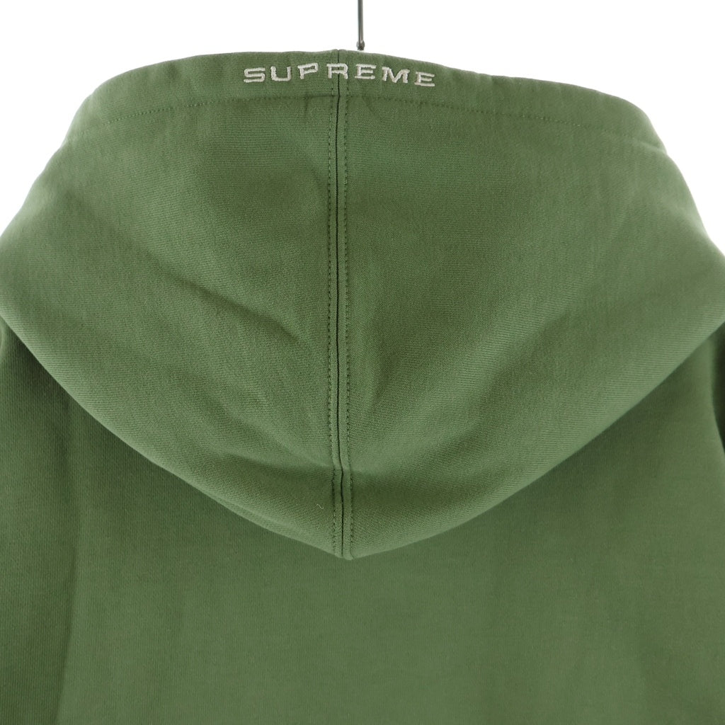 SUPREME(シュプリーム) 24SS ×NIKE Hooded Sweatshirt ナイキ ロゴ刺繍 スウェット プルオーバーパーカー フーディ グリーン FQ0759-339