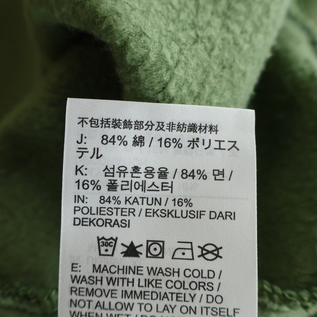 SUPREME(シュプリーム) 24SS ×NIKE Hooded Sweatshirt ナイキ ロゴ刺繍 スウェット プルオーバーパーカー フーディ グリーン FQ0759-339