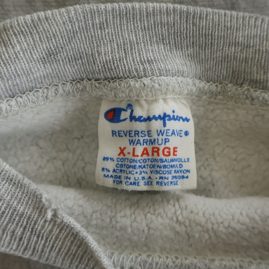 CHAMPION(チャンピオン) 80S REVERSEWEAVE USMA SWEATSHIRT リバースウィーブ ミリタリー 米陸軍士官学校 トリコタグ後期 USA製 染み込みプリント スウェットトレーナー グレー