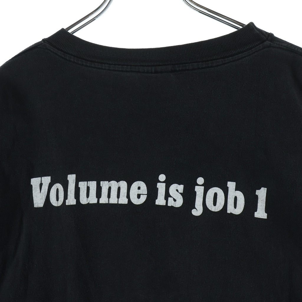 VINTAGE(ヴィンテージ) 90S VINTAGE FLUID VOLUME IS JOB 1 L/S TEE フリード 両面プリントTシャツ 長袖クルーネックカットソー ブラック