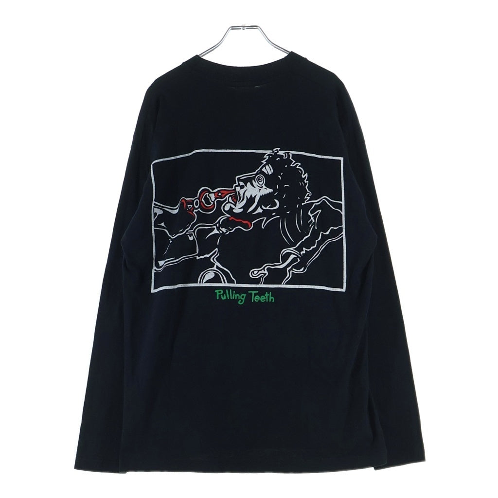 VINTAGE(ヴィンテージ) 90S VINTAGE GREEN DAY PULLING TEETH L/S TEE グリーンデイ プリングティース ユーロタグ 両面プリントTシャツ 長袖クルーネックカットソー ブラック