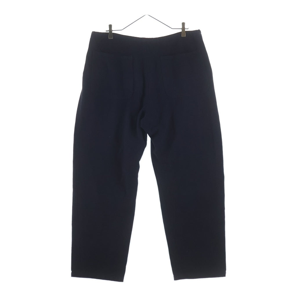COMOLI(コモリ) 16AW インレイツイル ドローストリングパンツ ネイビー J03-03002