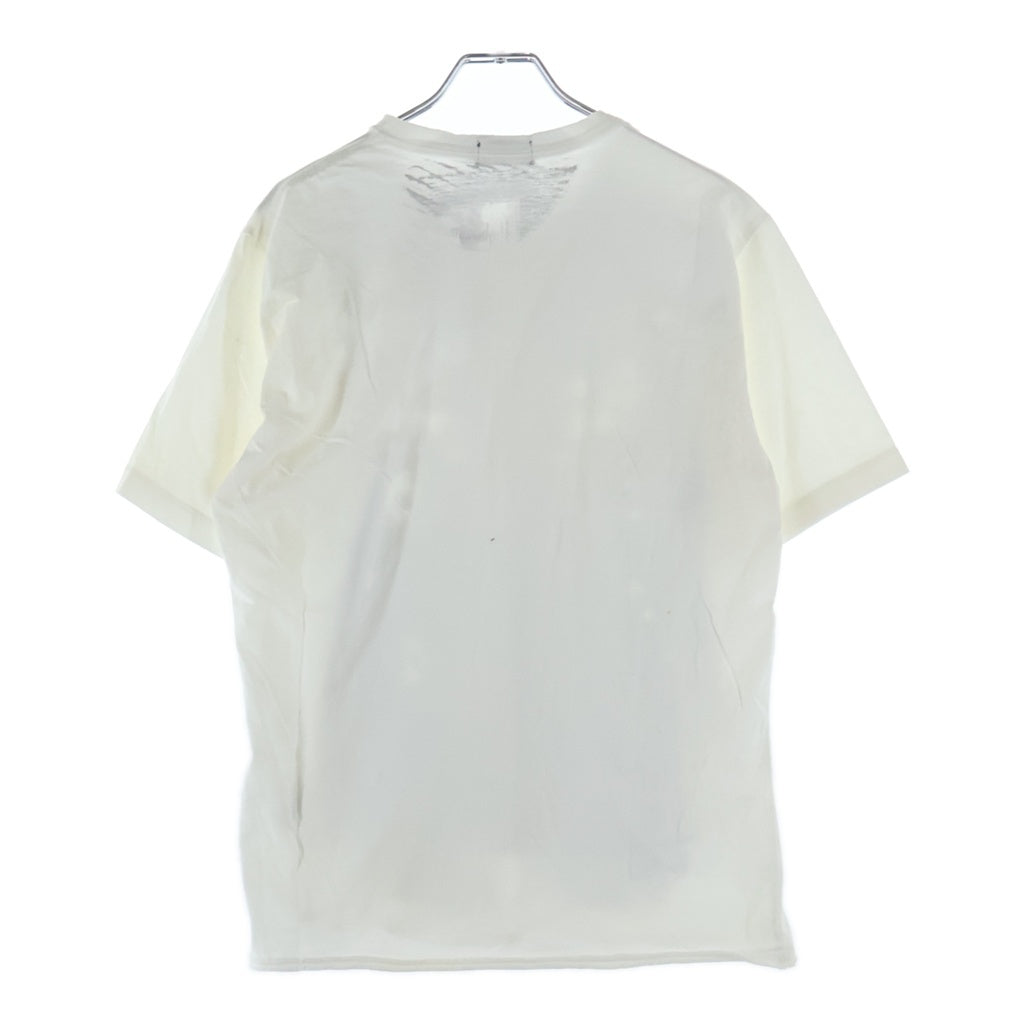 AFFA(エーエフエフエー) 00S BIKER VEST TEE バイカーベスト フロント転写プリントTシャツ 半袖クルーネックカットソー ホワイト