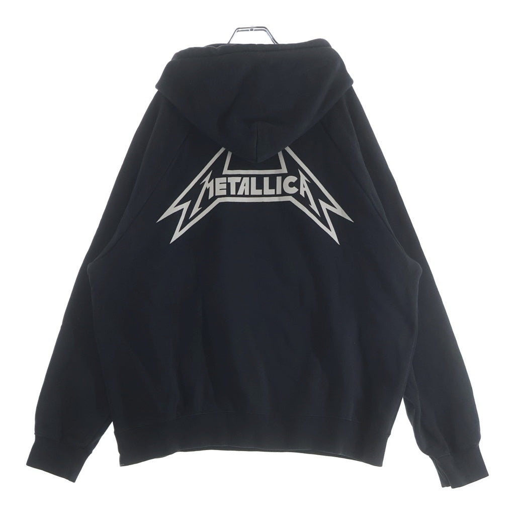 FEAR OF GOD(フィアオブゴッド) COLLECTION TWO 16-17 METALLICA HOODIE メタリカ バックプリント プルオーバースウェットパーカー フーディー ブラック