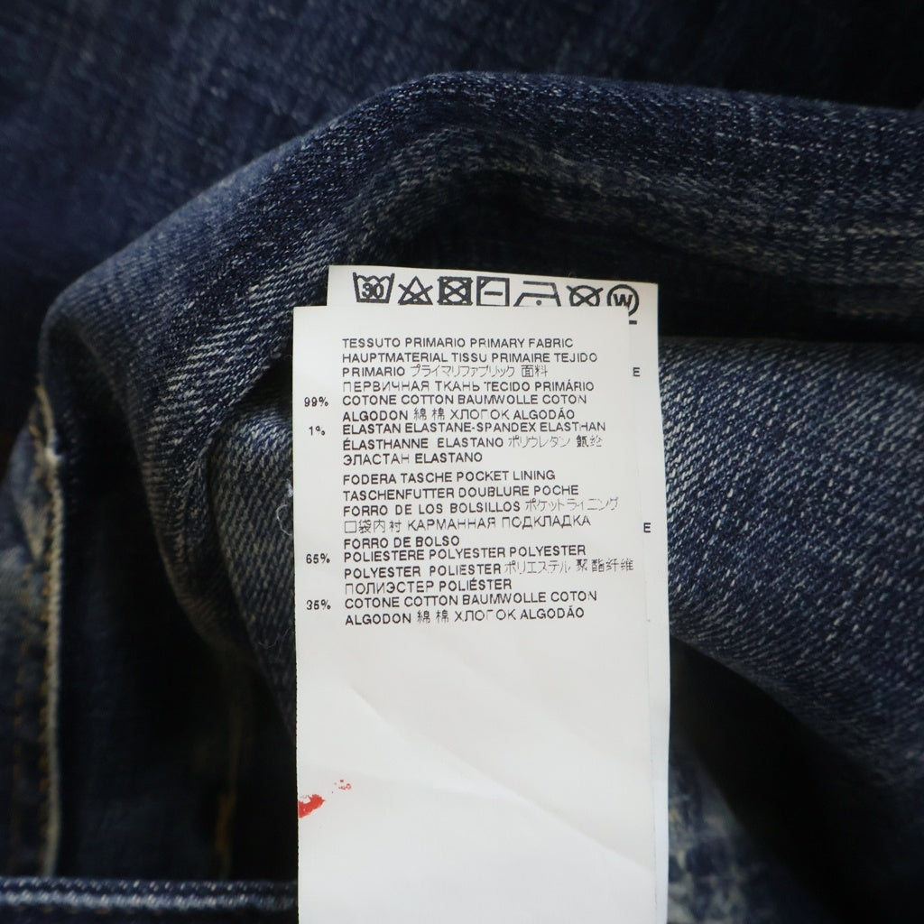 DSQUARED2(ディースクエアード) Cool Guy Jean クールガイジーンズ ダメージ加工 ボタンフライ スキニーデニムパンツ インディゴ S71LB1011