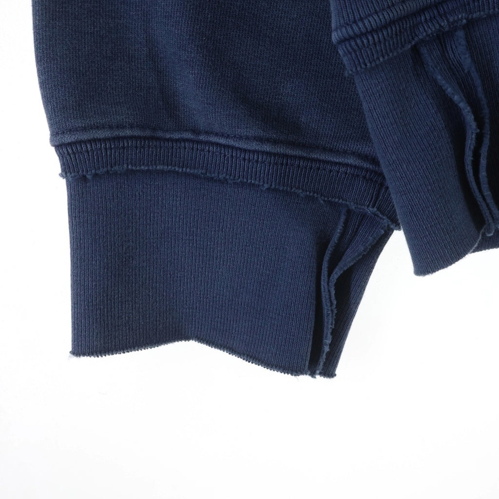 Maison Margiela(メゾンマルジェラ) 21AW Cross Design Sweat Shirt クロスデザイン クルーネックスウェットシャツ トレーナー ネイビー S50GU0178