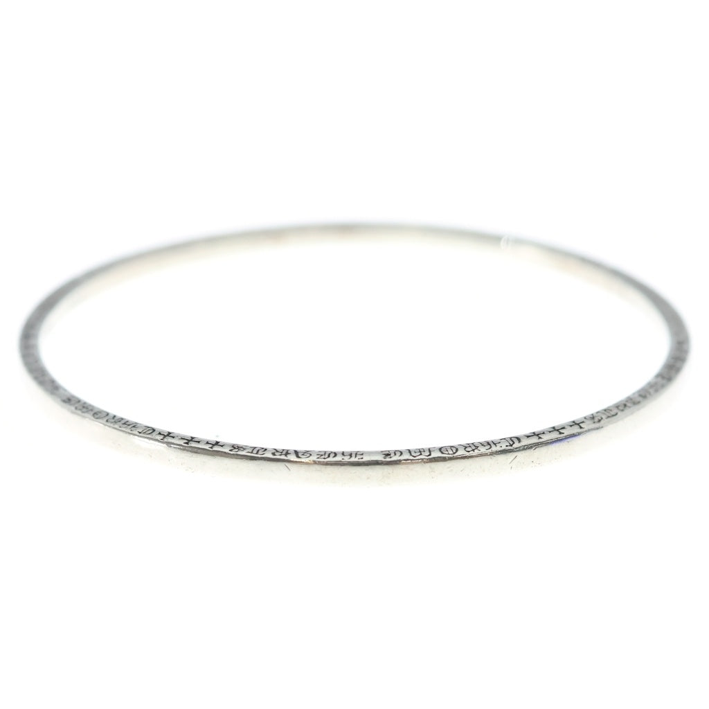 CHROME HEARTS(クロムハーツ) BANGLE NTFL NTFLバングル ブレスレット シルバー