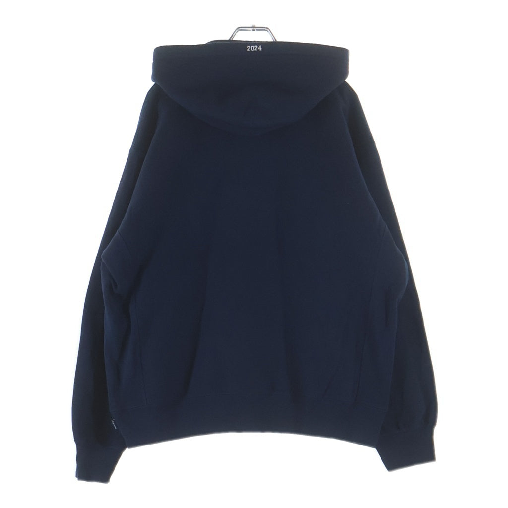 SUPREME(シュプリーム) 24AW Box Logo Hooded Sweatshirt ボックスロゴ プルオーバースウェットパーカー フーディー ネイビー