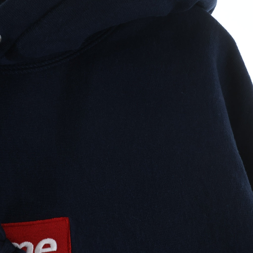 SUPREME(シュプリーム) 24AW Box Logo Hooded Sweatshirt ボックスロゴ プルオーバースウェットパーカー フーディー ネイビー
