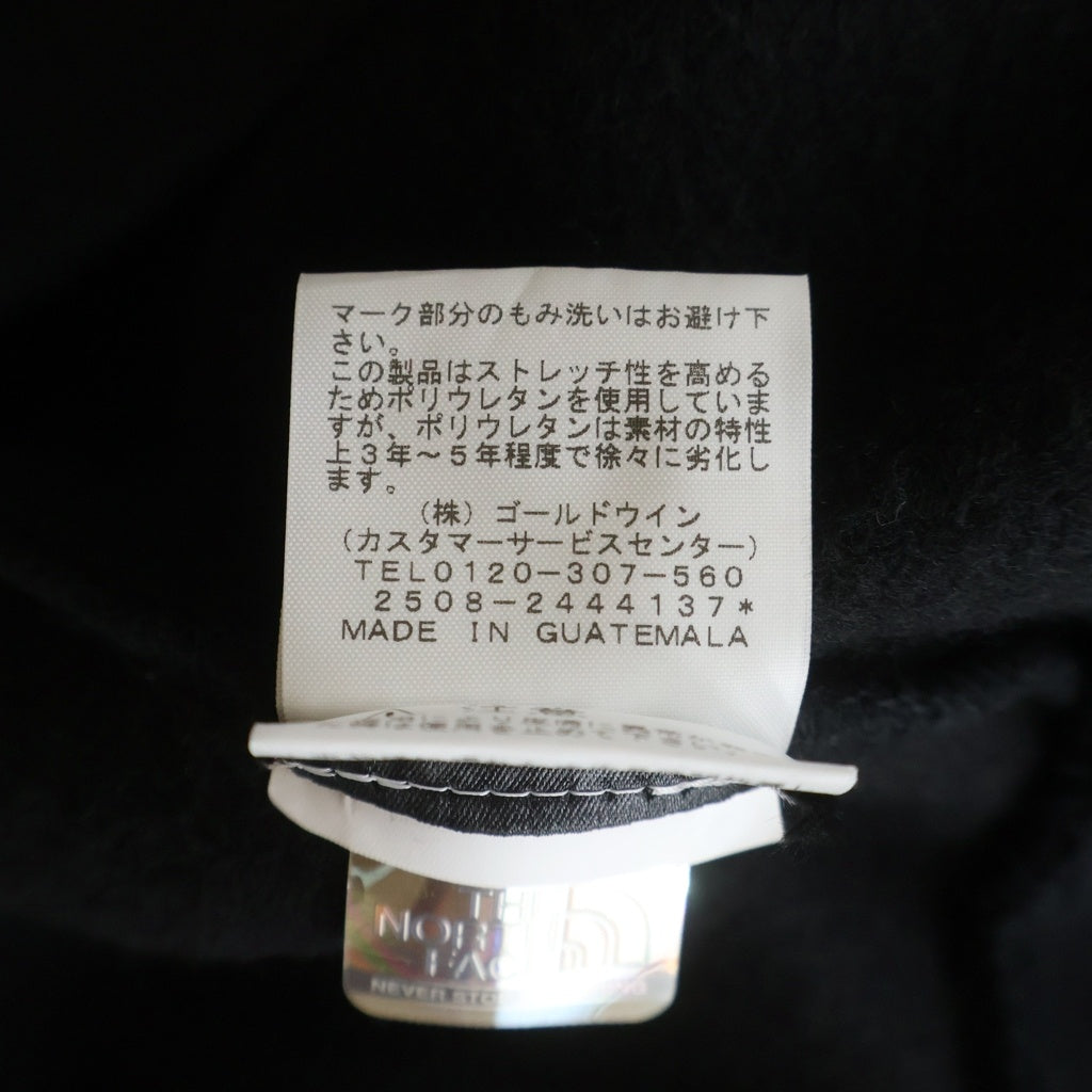 THE NORTH FACE(ザノースフェイス) ×CDG SWEAT CREWNECK シーディージー ロゴプリント クルーネックスウェットトレーナー ブラック NT02602CD
