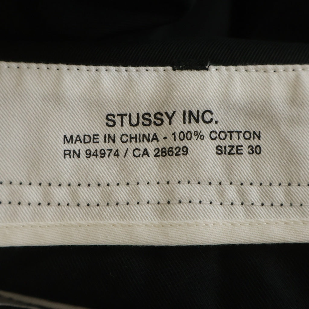 STUSSY(ステューシー) 25AW CHINO TROUSERS チノ トラウザーズ ワイドパンツ ブラック 116725