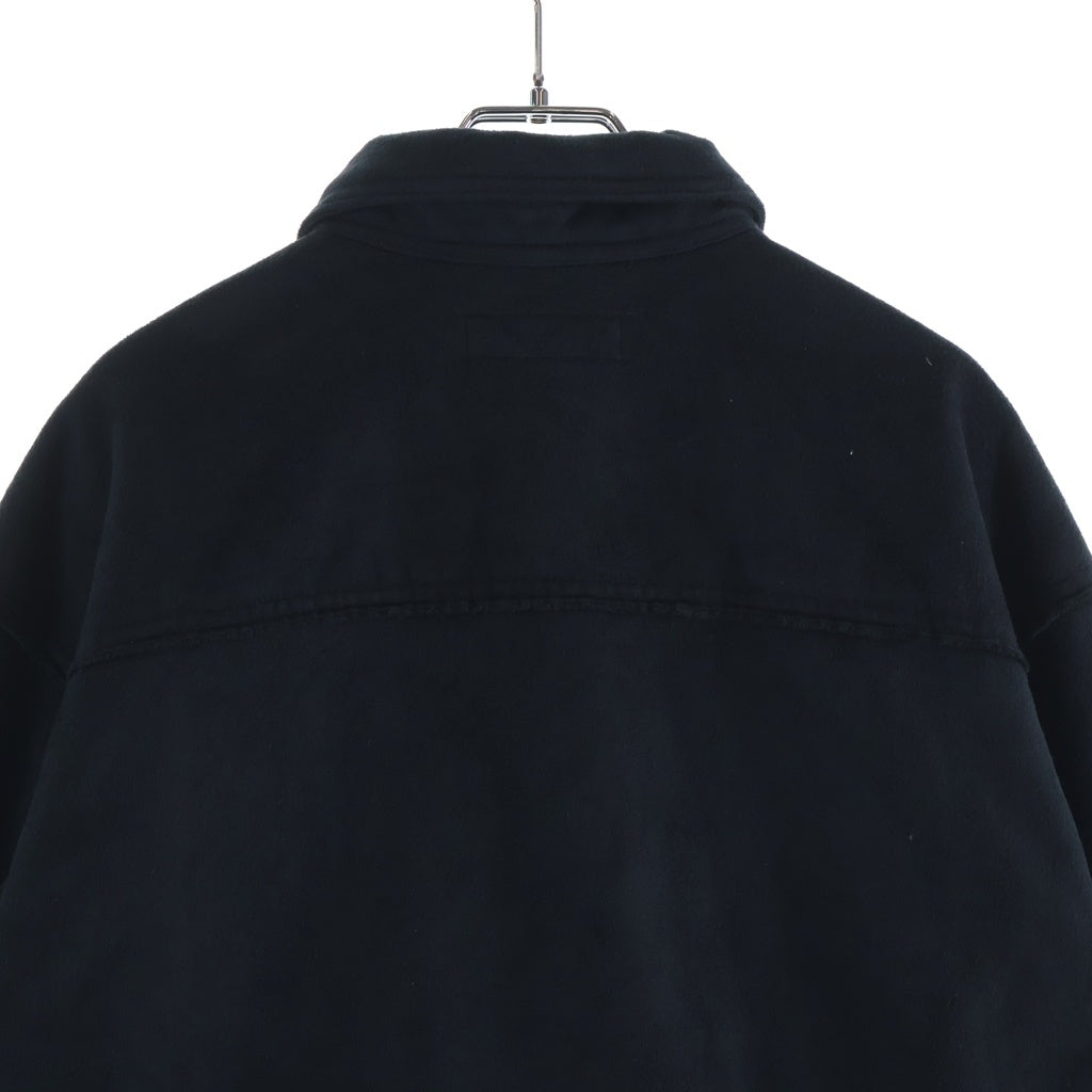 SUPREME(シュプリーム) 25AW Faux Suede Snap Shirt ファー スウェード スナップ 長袖シャツ ブラック