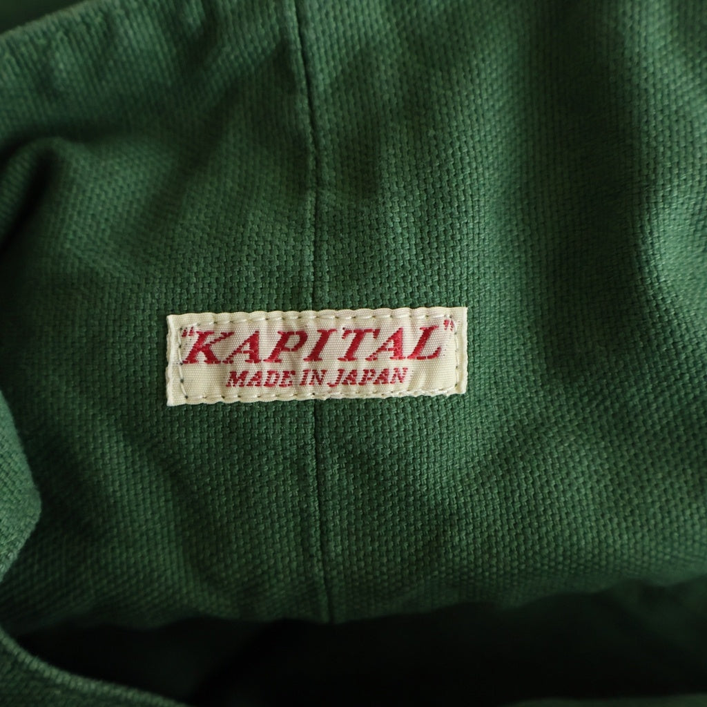 KAPITAL(キャピタル) ダックキャンバス コットン バギー サロペット
