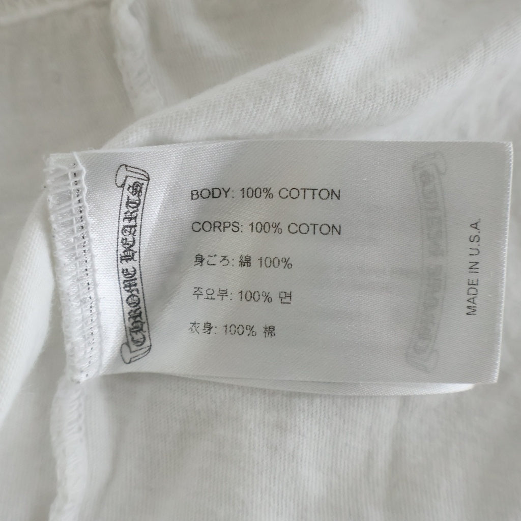 CHROME HEARTS(クロムハーツ) LOS ANGELS HORSESHOE S/S TEE ロサンゼルス限定 ホースシュー クルーネック半袖Tシャツ カットソー ホワイト