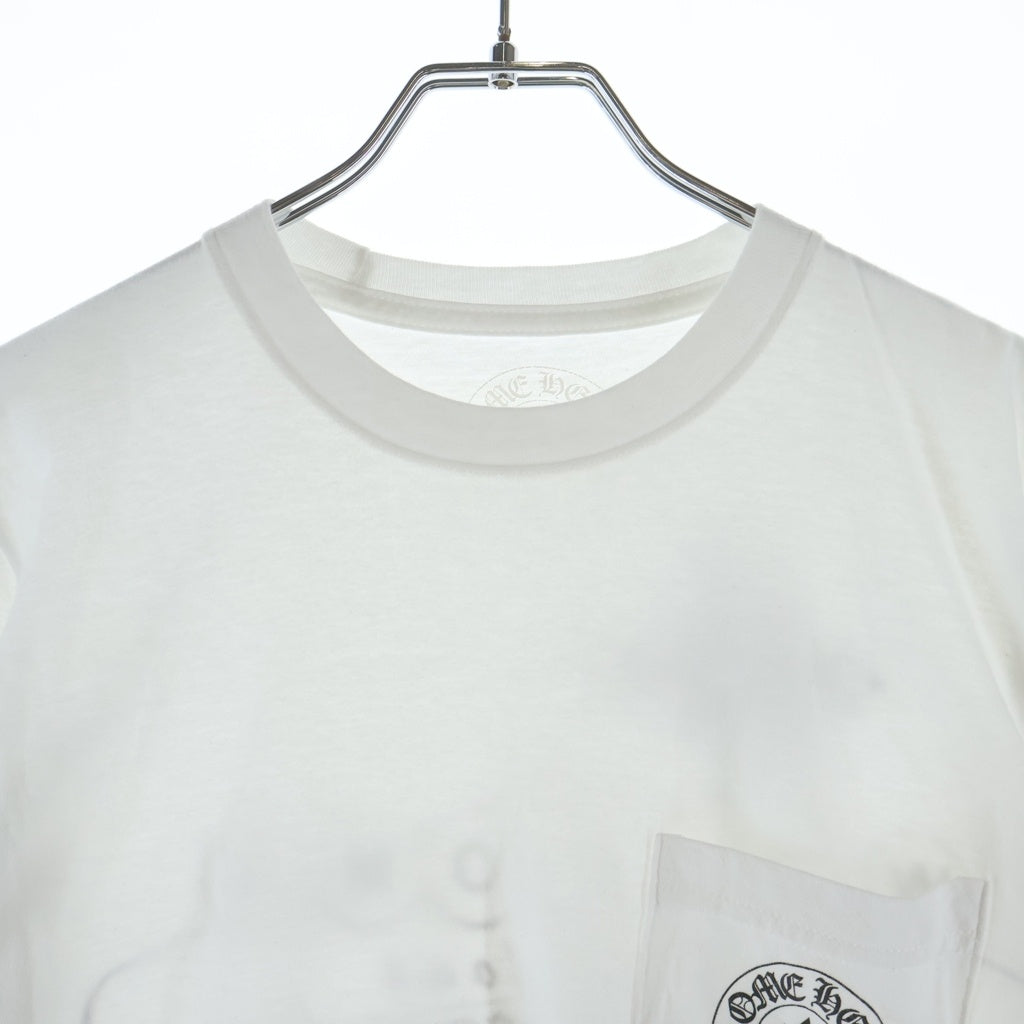 CHROME HEARTS(クロムハーツ) WELCOME TO LAS VEGAS CH TEE ラスベガス限定 バックプリント クルーネック半袖Tシャツ カットソー ホワイト