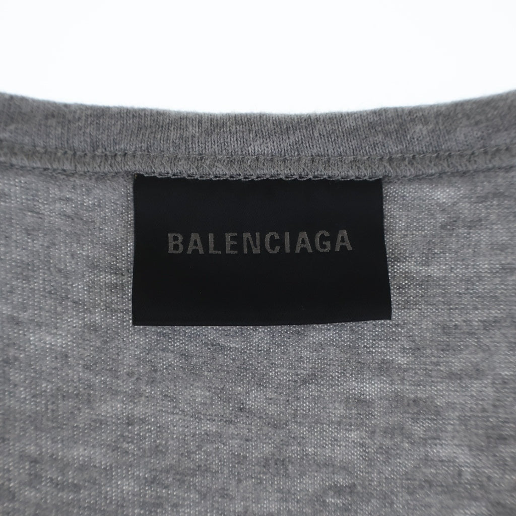 BALENCIAGA(バレンシアガ) 24SS Lettered Crewneck Pullover Vest レタード レイヤード クルーネックプルオーバーベスト カットソー レディース マルチカラー 791711 TPVG9